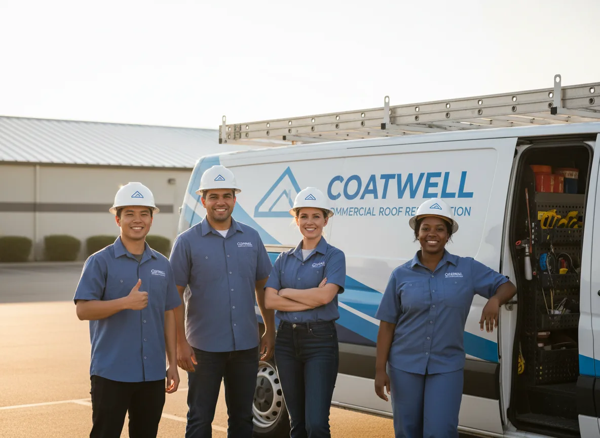 Commercial roof coating company in New Geneva, PA